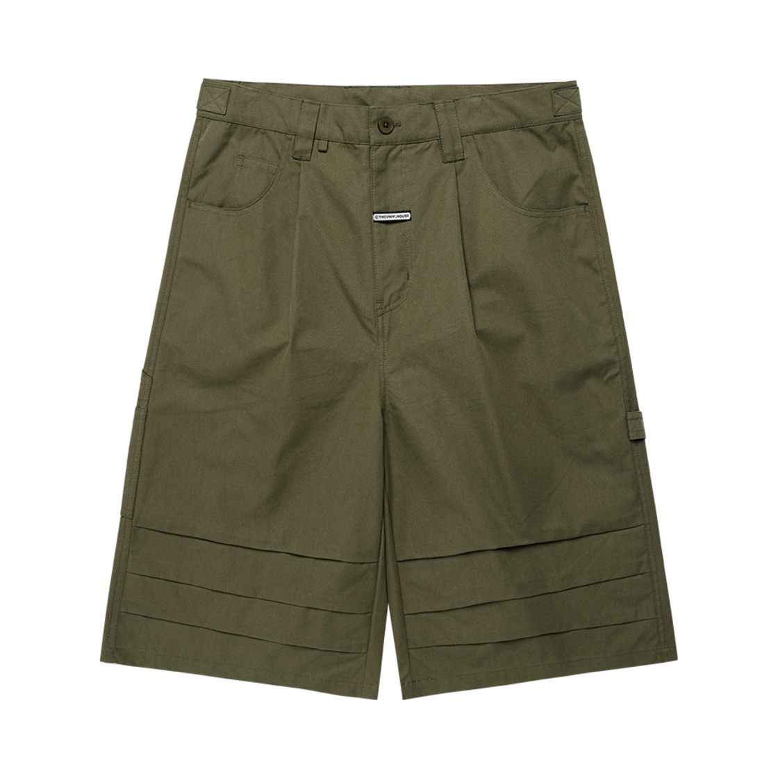 VH2FSUPA13AKH Thevinylhouse Three-Quarter Dart Pants Khaki