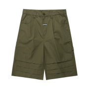 Thevinylhouse Three-Quarter Dart Pants Khaki