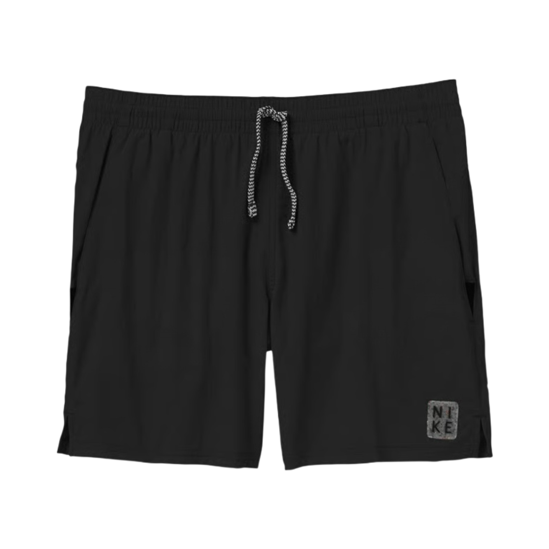 NESSB636-001 Nike Swim Solid 5 Inch Volley Shorts Black - 대표 이미지 #1