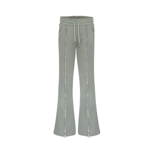 24fw25 Surgery Dekki Combat Boot Cut Sweatpants Sage Green