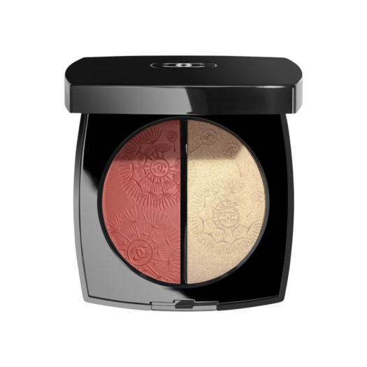 Chanel Jardin Imaginaire Blush and Highlighter Duo Gold and Peach (Korean Ver.)