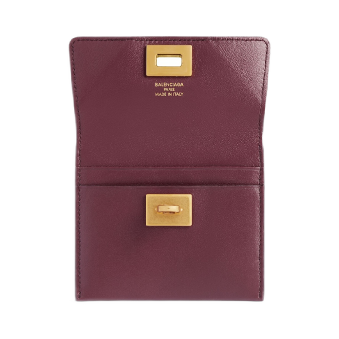 발렌시아가 로데오 카드 홀더  플랩 다크 버건디(Balenciaga Rodeo Card Holder With Flap Dark Burgundy) - 2