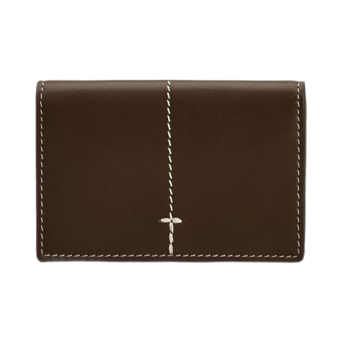 XAMIMPF8200QNTS810 Tod's Leather Business Card Holder Brown