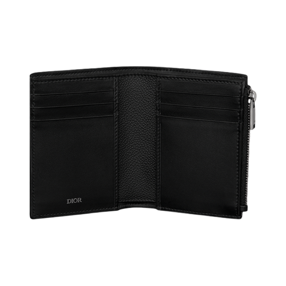 디올 버티컬 컴팩트 카드홀더 디올 그래비티 레더 블랙(Dior Vertical Compact Cardholder Dior Gravity Leather Black) - 2