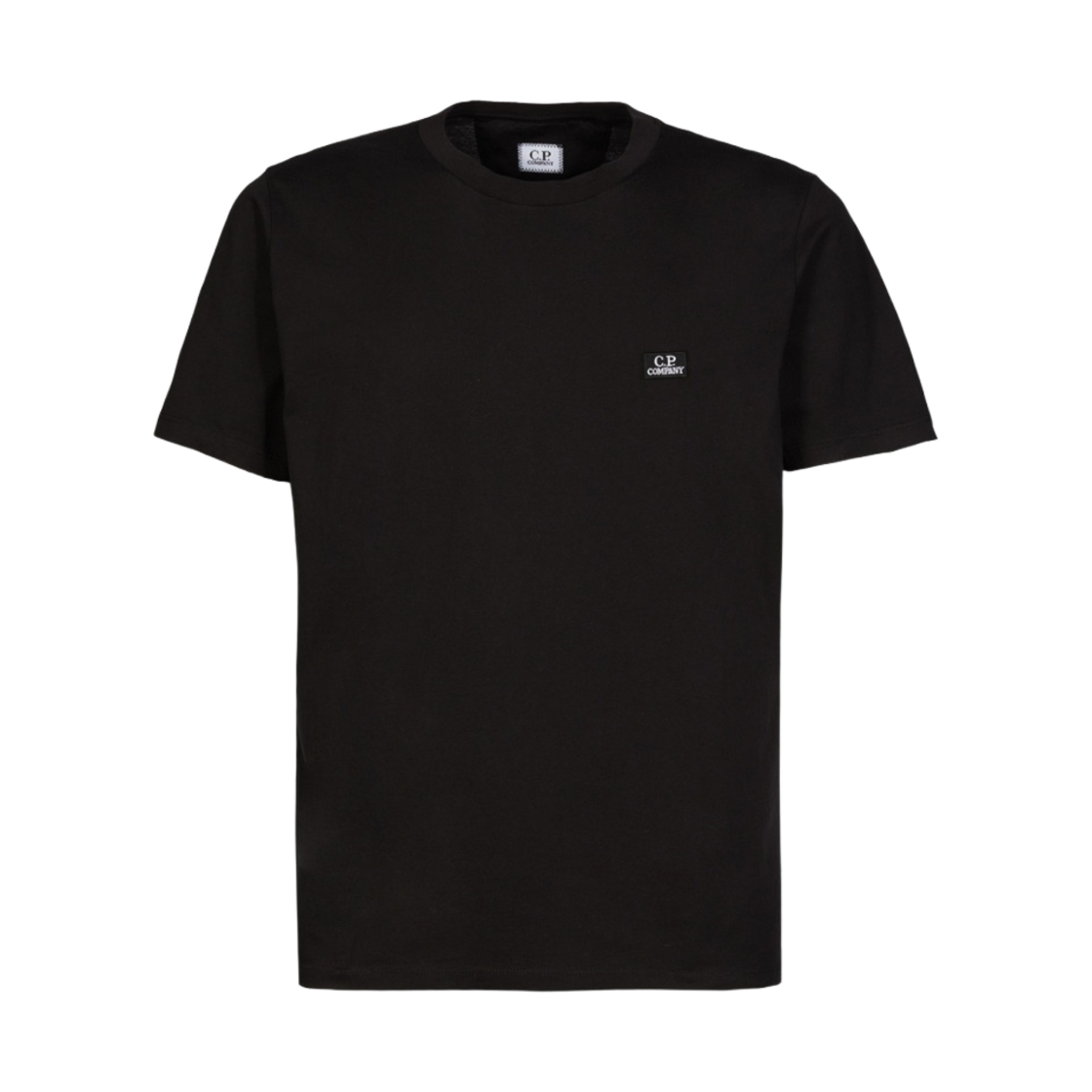 C.P. 컴퍼니 30/1 저지 티셔츠 블랙 - 23SS(C.P. Company 30/1 Jersey T-shirt Black - 23SS)