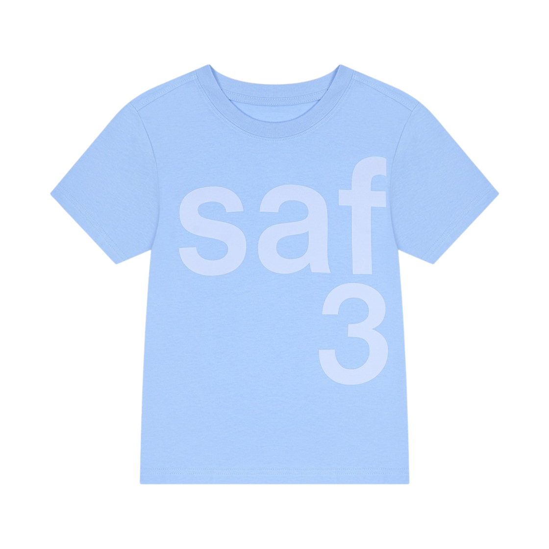 사파리스팟 우먼 1/2 베이직 사파리 티셔츠 스카이