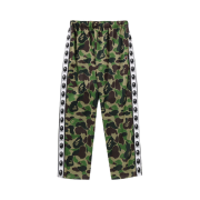 BAPE ABC Camo Relaxed Fit Track Pants Green