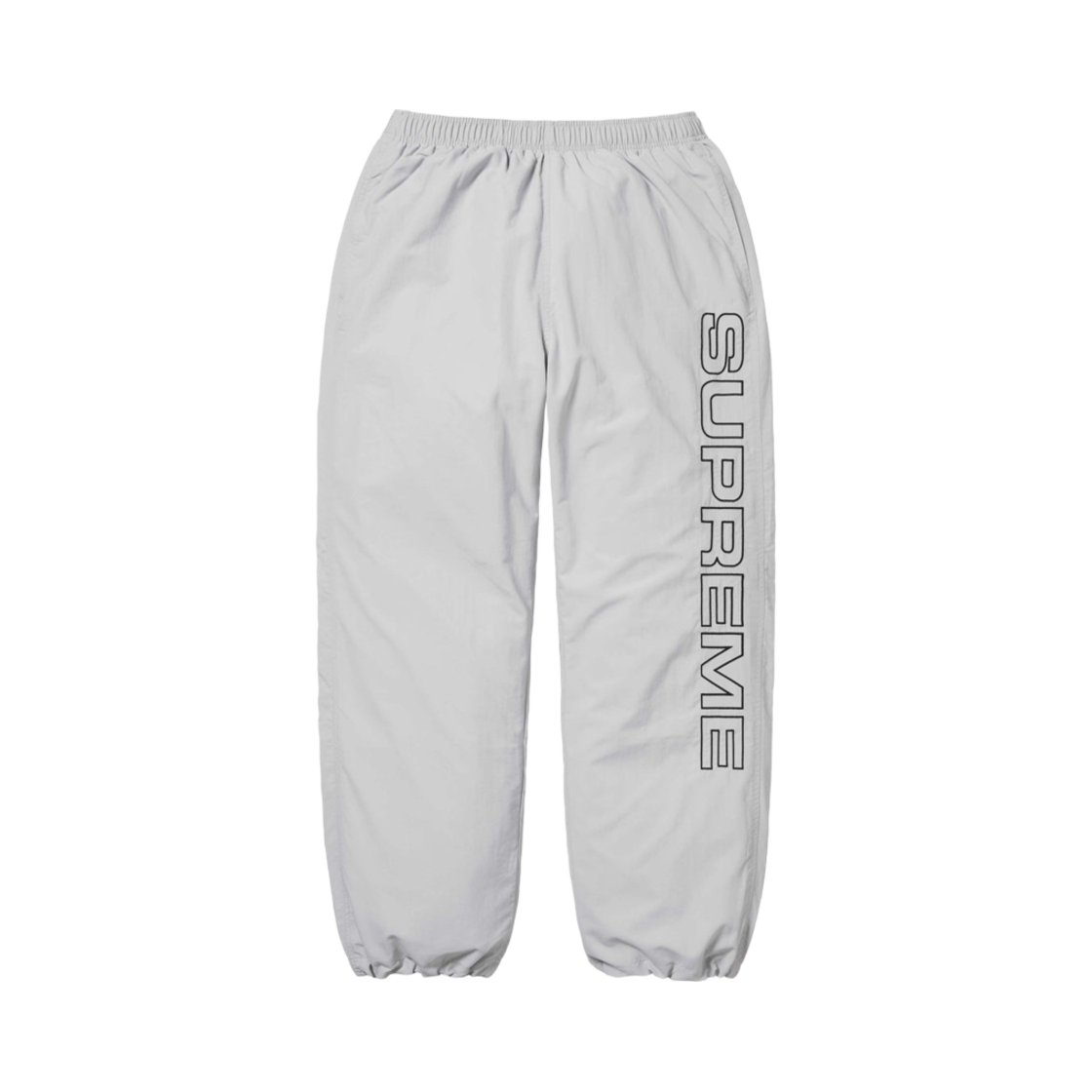 - Supreme Spellout Embroidered Track Pant Grey - 24FW