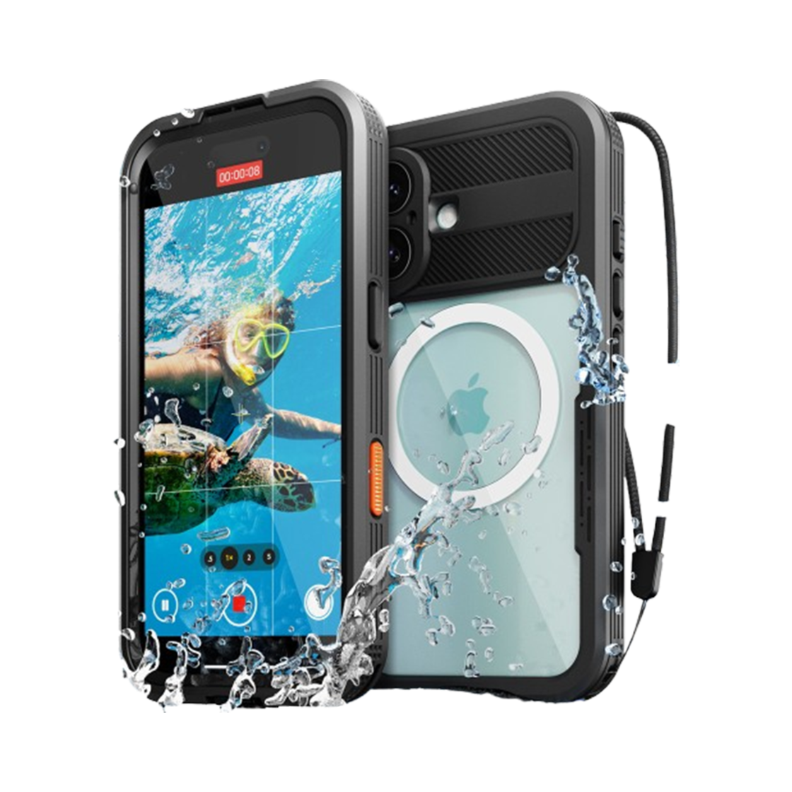 신지모루 맥세이프 방수 케이스 스쿠버(SINJIMORU MagSafe Waterproof Case Scuba)