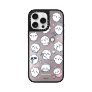 Casetify x Chiikawa Chiikawa Medley Pattern iPhone Magsafe Silver Mirror Black Bumper Pink Edition Case