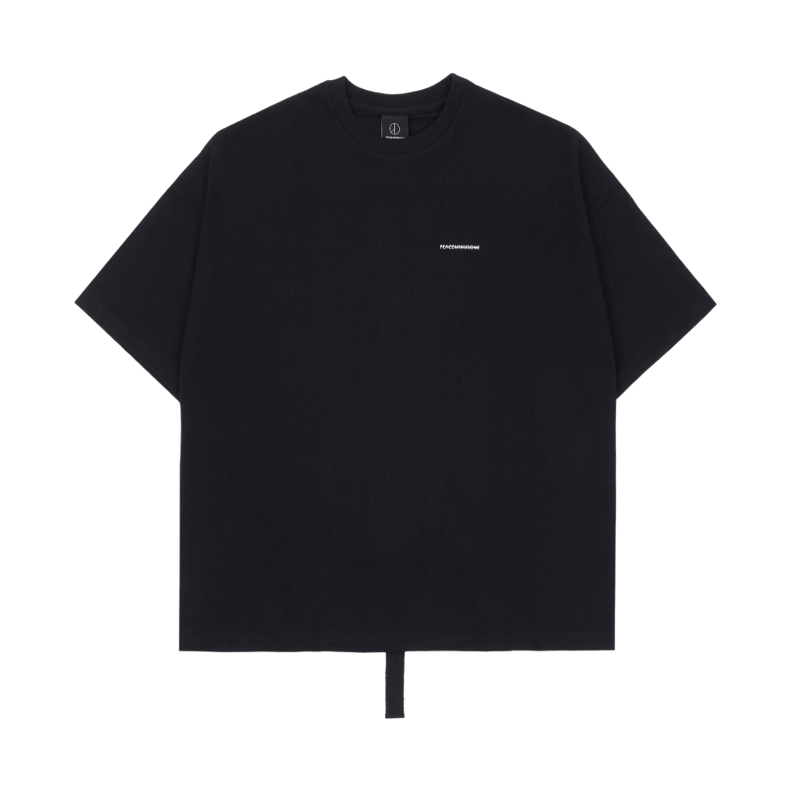 피스마이너스원 코튼 티셔츠 #1 블랙(Peaceminusone Cotton T-Shirt #1 Black)