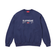 Supreme Established Crewneck Washed Navy - 24SS