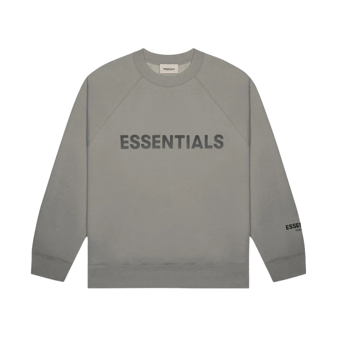 에센셜 3D 실리콘 아플리케 크루넥 시멘트 - 20FW