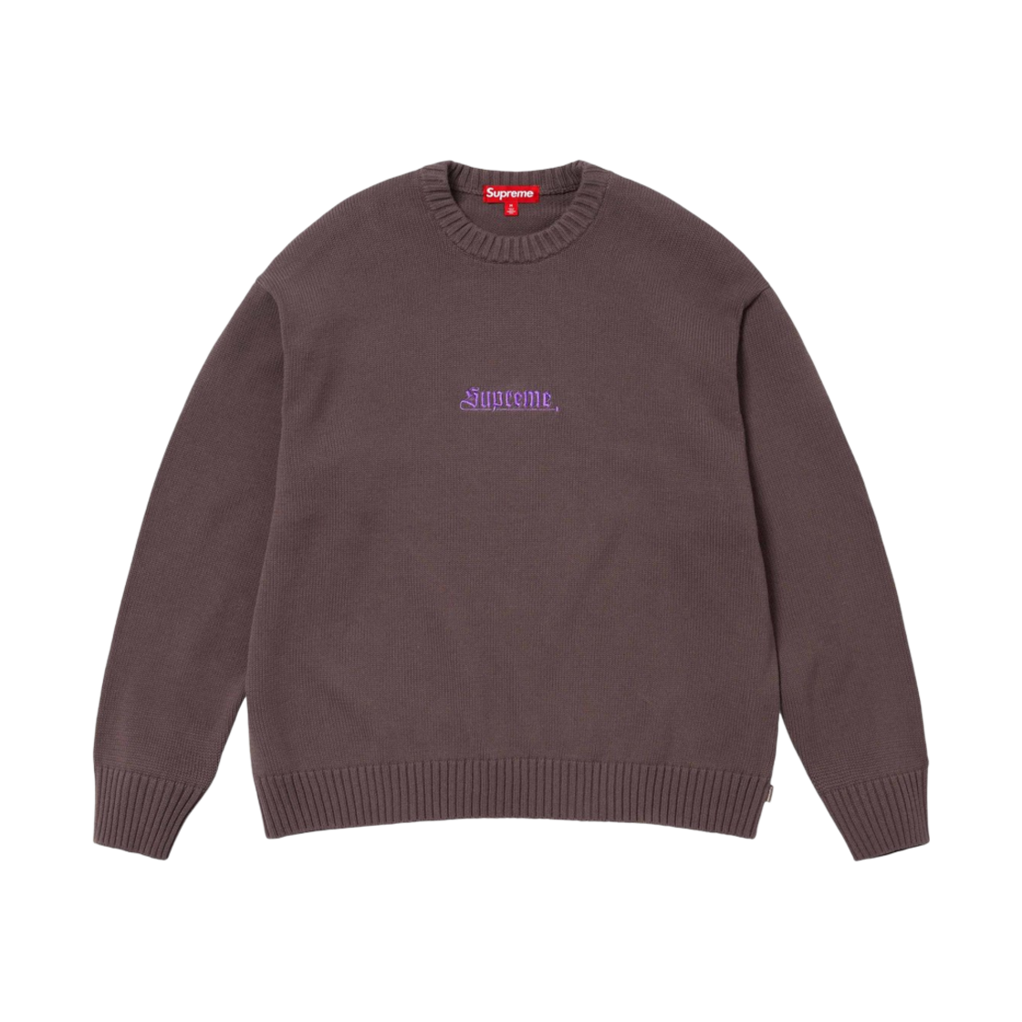 슈프림 올드 잉글리쉬 스웨터 브라운 - 24SS(Supreme Old English Sweater Brown - 24SS) - 1