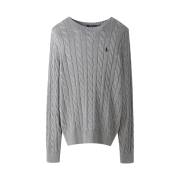 [30%적립] Polo Ralph Lauren Cable Knit Cotton Sweater Grey