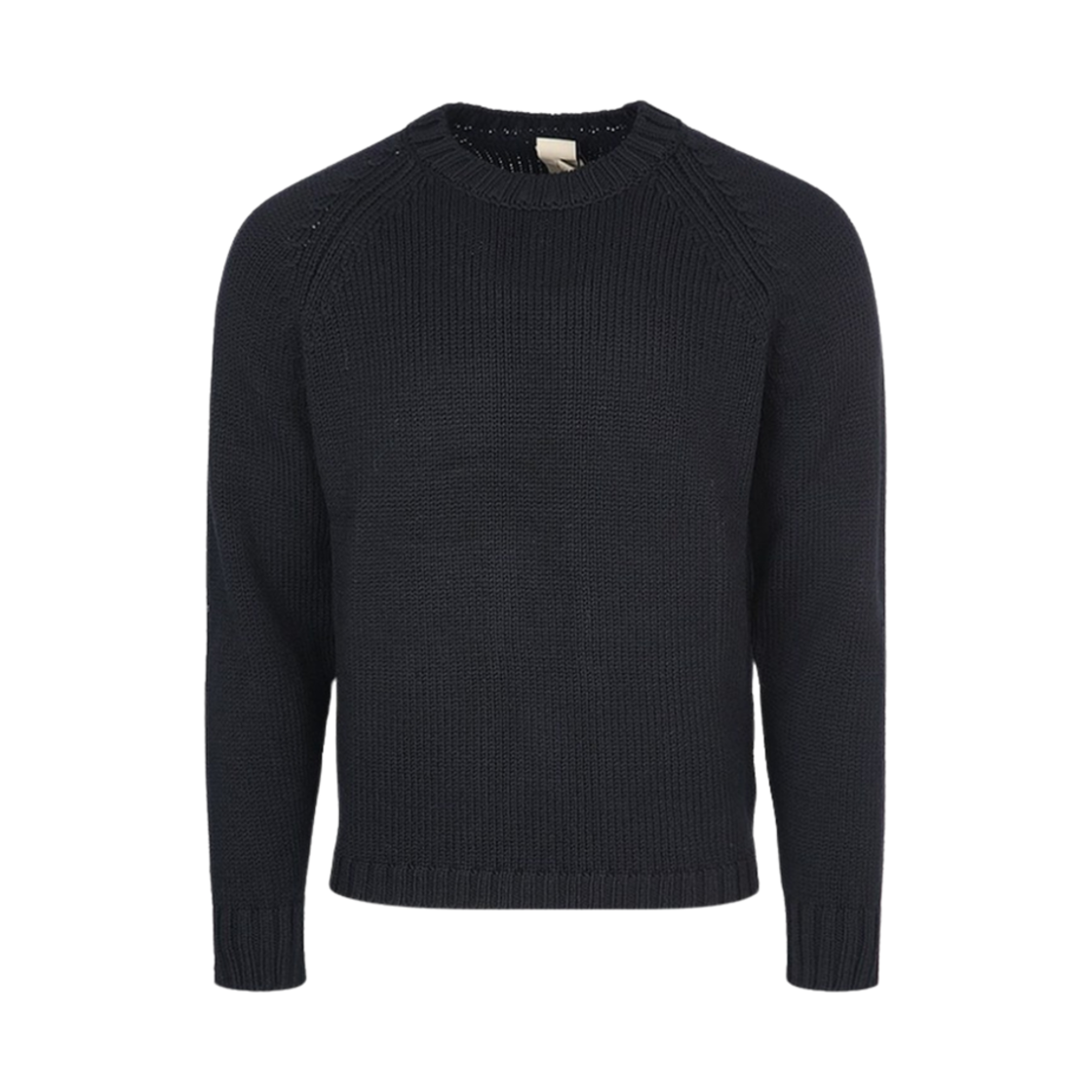 텐씨 라운드넥 울 니트 블랙(Ten C Round Neck Wool Knit Black)
