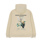 Wooyoungmi Flower Print Hoodie Ivory - 23SS