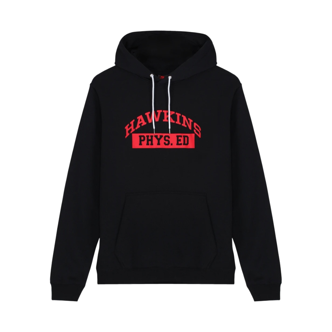 나이키 x 기묘한 이야기 클럽 호킨스 하이 후드 블랙(Nike x Stranger Things Club Hawkins High Hoodie Black)