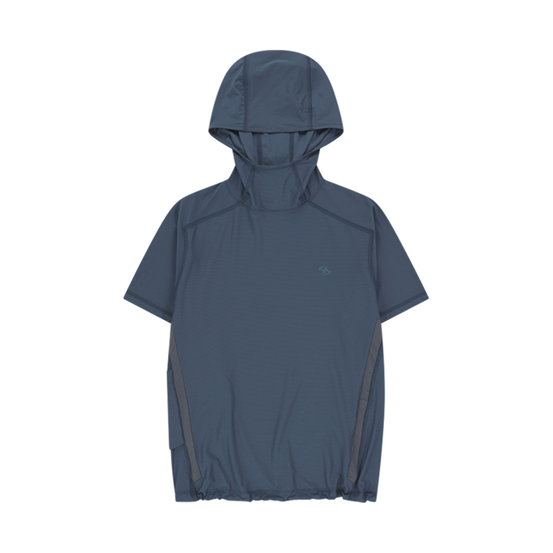 산산기어 후디드 포켓 티셔츠 블루 - 25SS