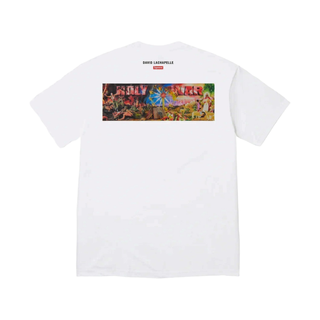 슈프림 홀리 워 티셔츠 화이트 - 23FW(Supreme Holy War T-Shirt White - 23FW) - 2