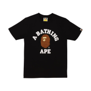 (W) BAPE Boa College T-Shirt Black