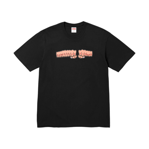 슈프림 x 토이 머신 웰컴 투 헬 티셔츠 블랙 - 24SS | Supreme