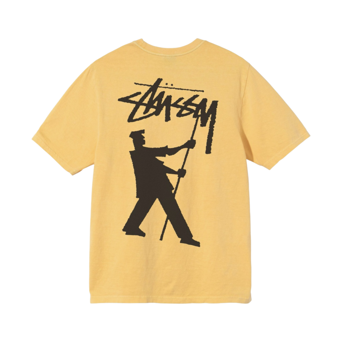 1904699 Stussy Painter Dyed T-Shirt Yellow