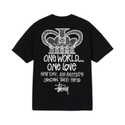 Stussy One World T-Shirt Black