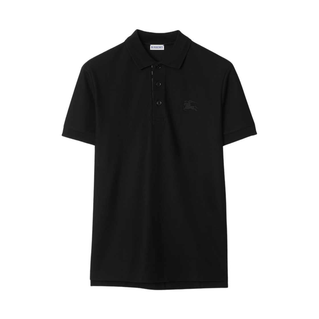 버버리 코튼 폴로 셔츠 블랙(Burberry Cotton Polo Shirt Black)