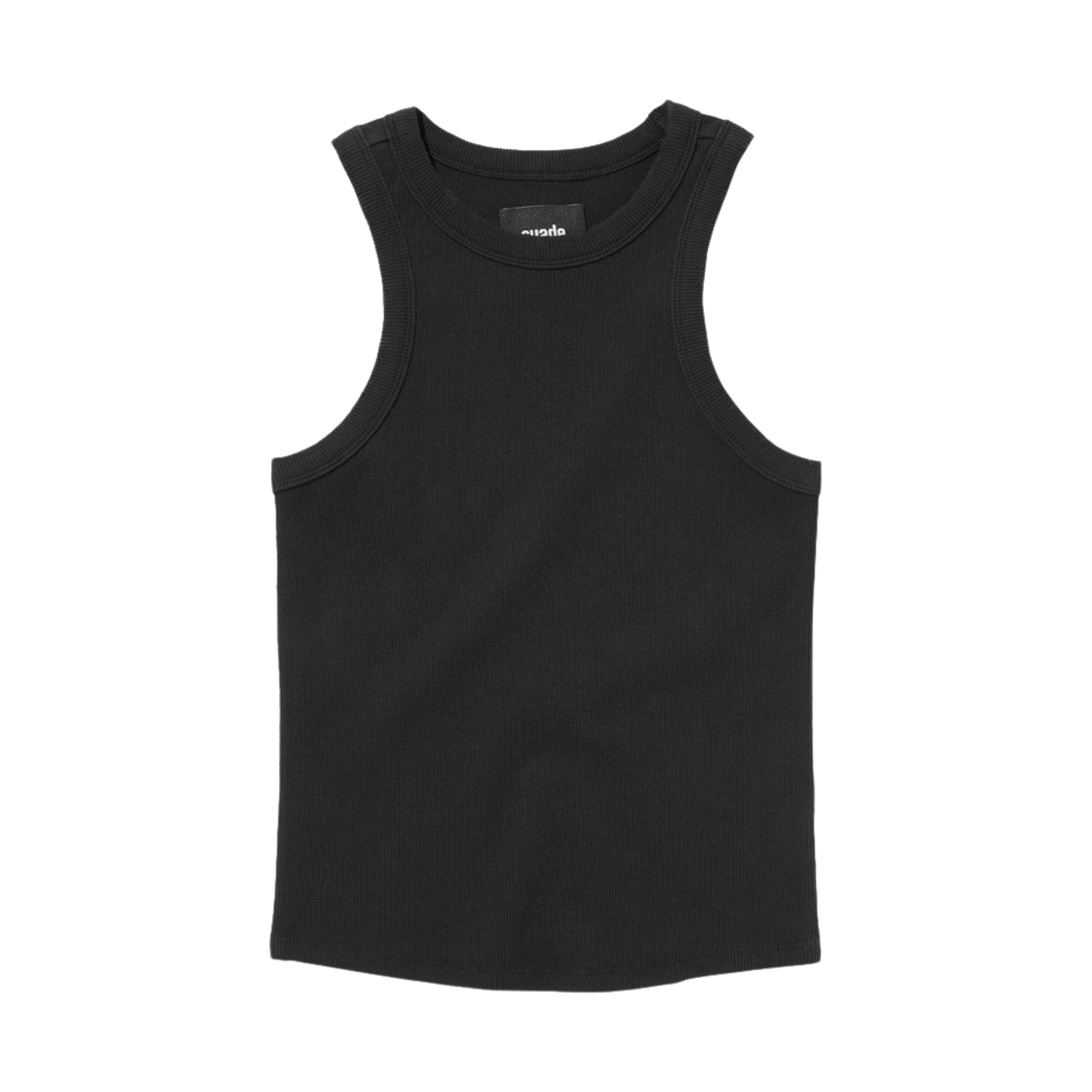 스웨이드 워시드 슬리브리스 블랙