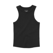 Suade Washed Sleeveless Black