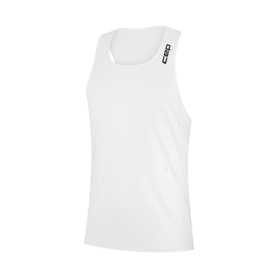 CEP 프로 울트라라이트 싱글렛 화이트 남성용(CEP Pro Run Ultralight Tank Top White Men)