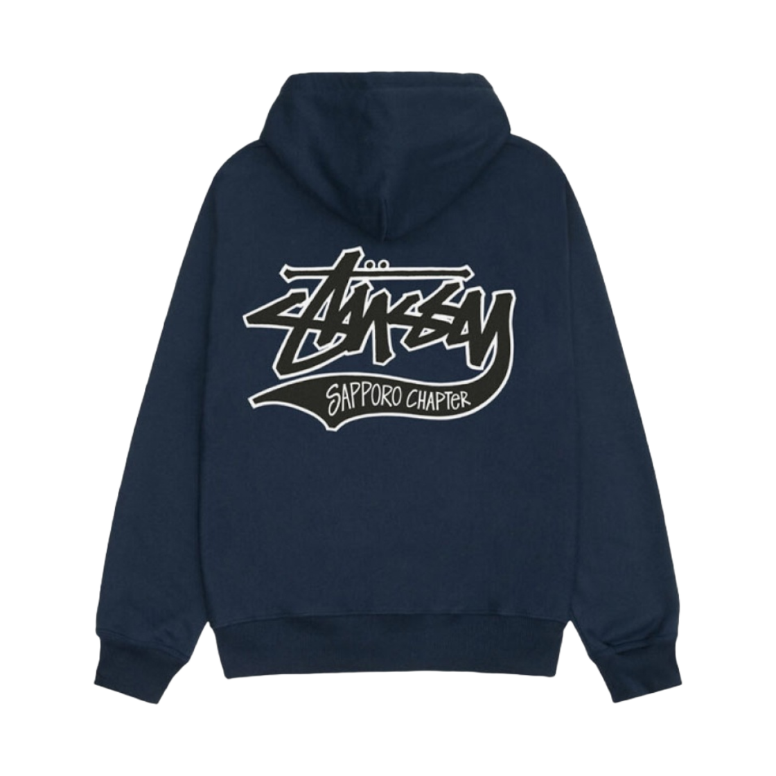 스투시 삿포로 후드 집업 네이비