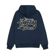 Stussy Sapporo Zip Hoodie Navy