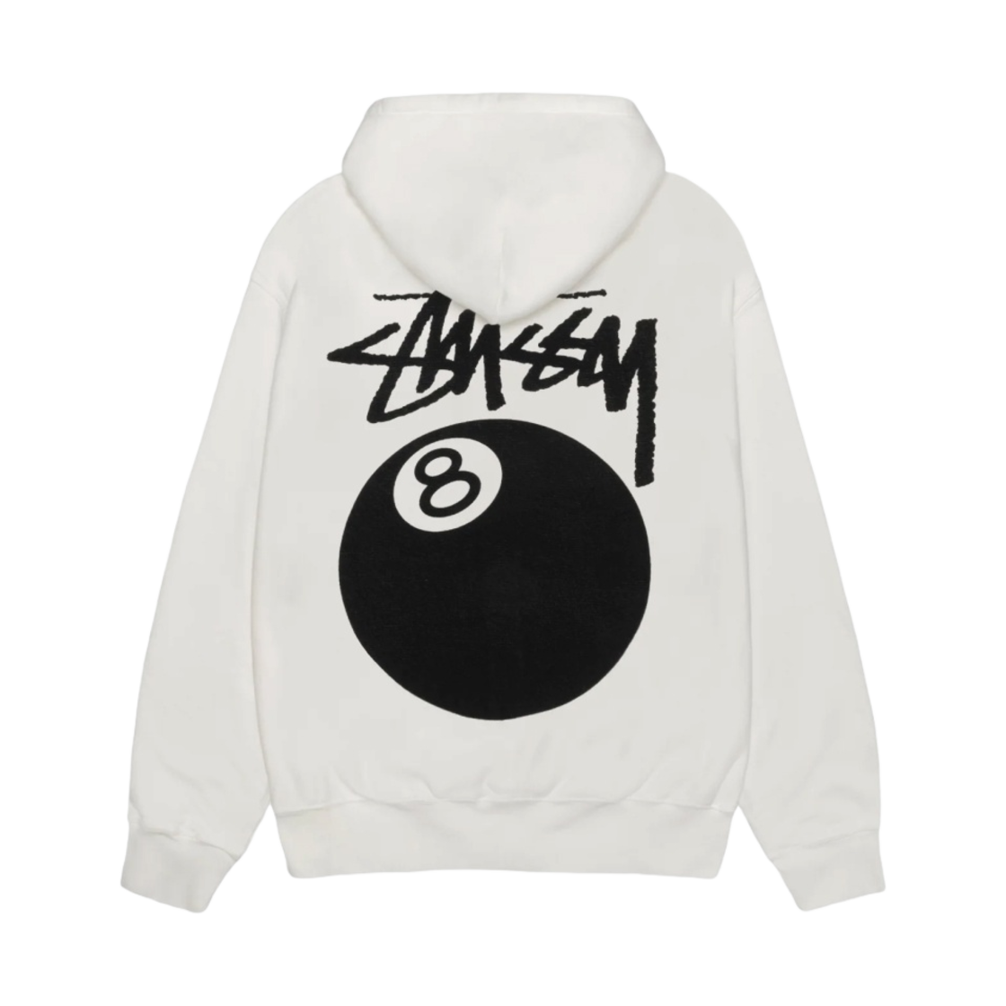 스투시 8볼 피그먼트 다이드 집 후드 내츄럴(Stussy 8 Ball Pigment Dyed Zip Hoodie Natural)