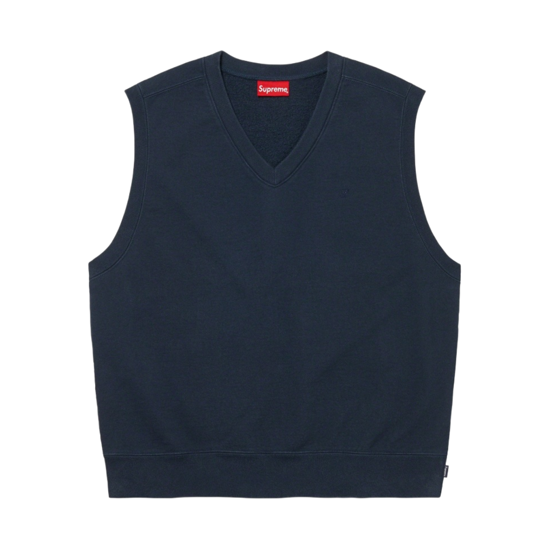 슈프림 스웨트셔츠 베스트 네이비 - 23SS(Supreme Sweatshirt Vest Navy - 23SS) - 1