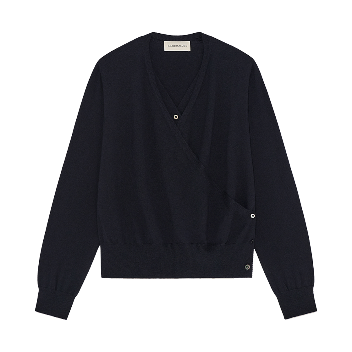 킨더살몬 우먼 구드런 드레이프 니트 블랙(Gudrun Draped Knit Black)