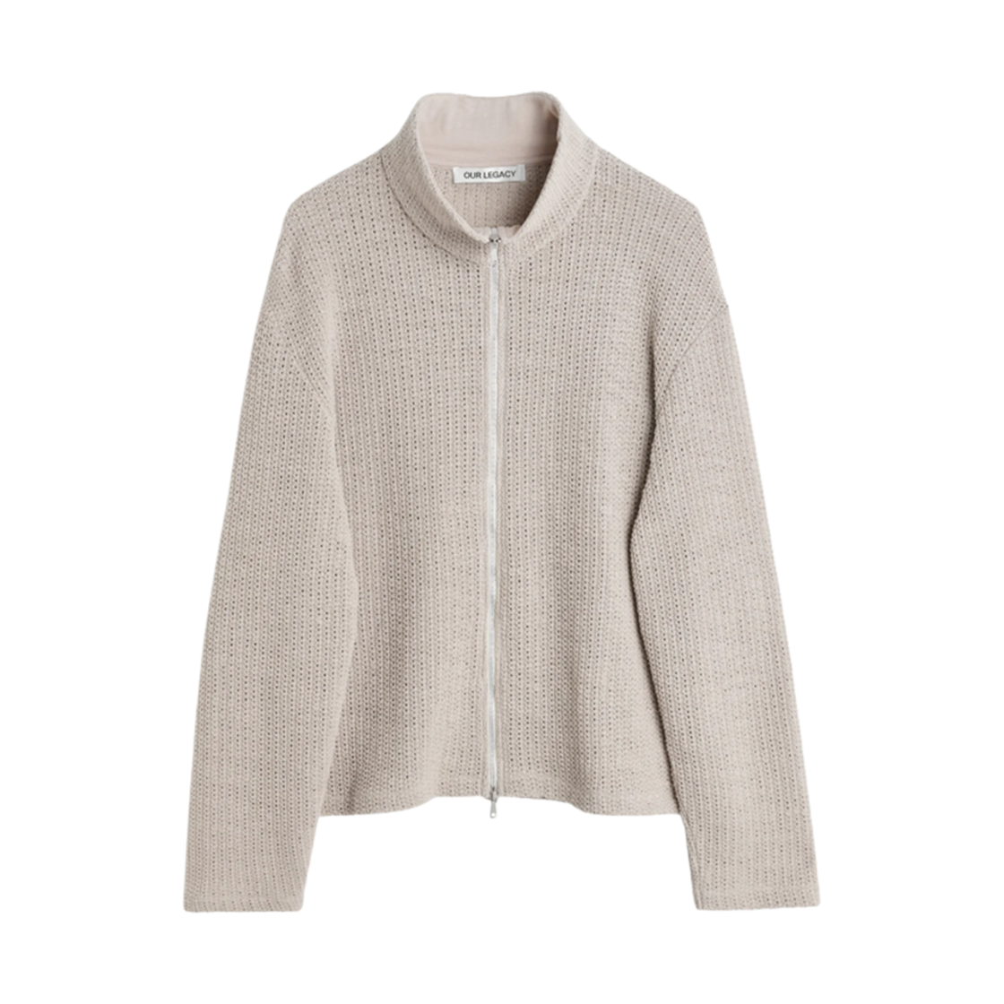 아워레가시 슈렁큰 풀집 폴로 아이보리(Our Legacy Shrunken Full Zip Polo Ivory) - 1