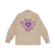 Human Made Open Collar Shirt Beige