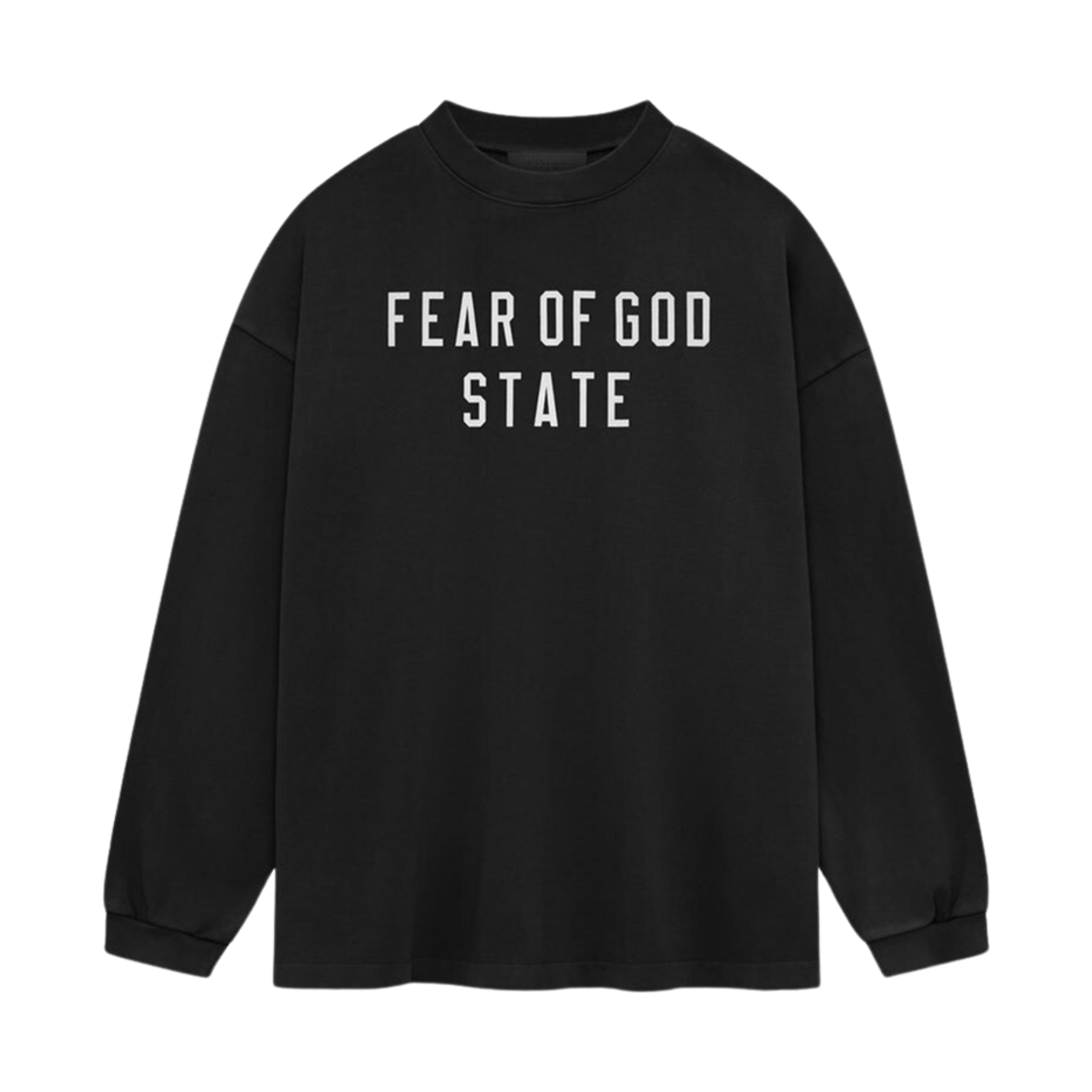 에센셜 헤비 롱슬리브 티셔츠 블랙 - 24FW(Essentials Heavy Long Sleeve T-Shirt Black - 24FW) - 1