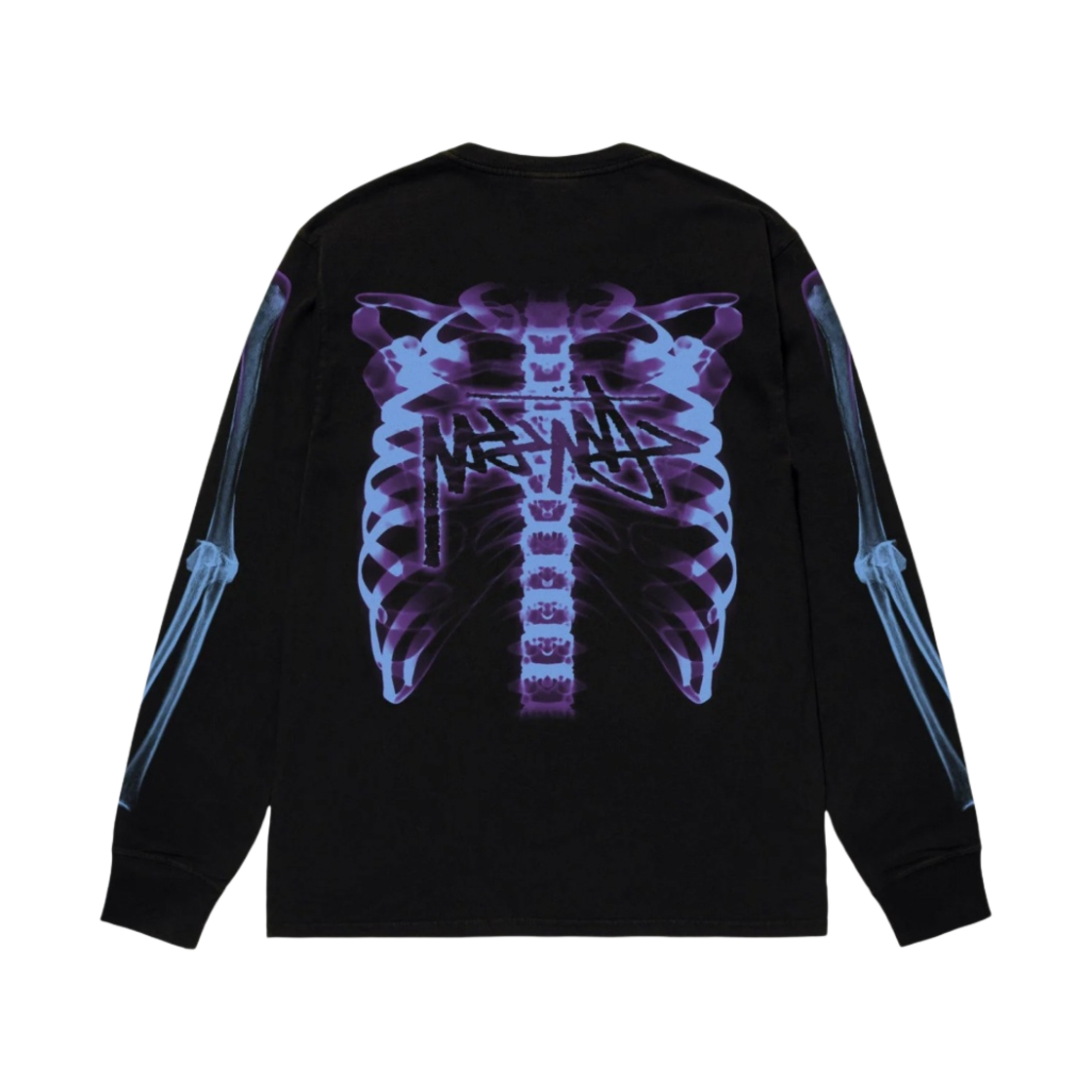 1994948 Stussy Rib Cage LS T-Shirt Black - #2