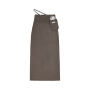 OJOS i:e Fluid Knit Skirt 01 Stone Brown