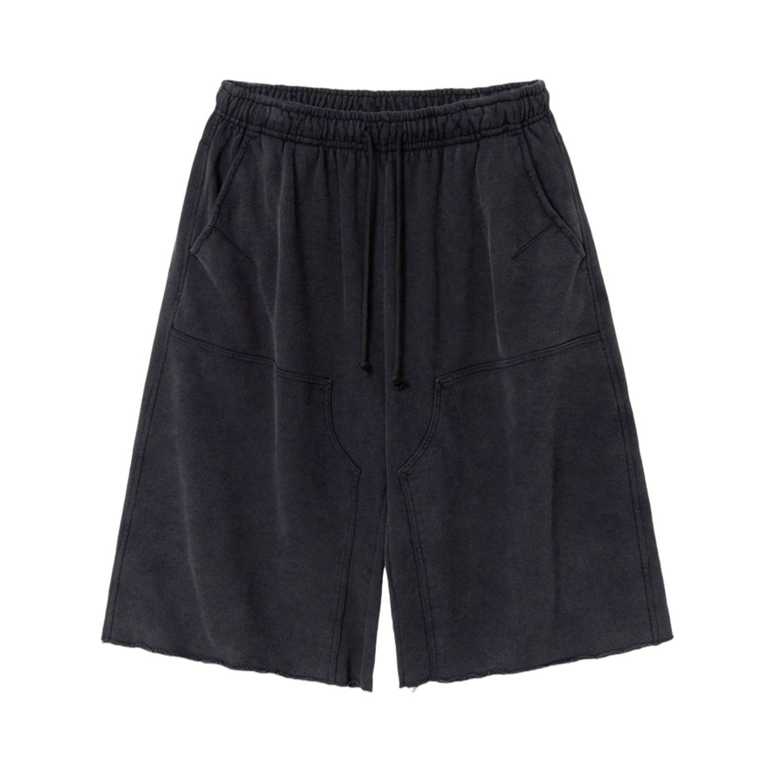 해칭룸 x 드래곤 길들이기 더블 니 쇼츠 블랙(Hatchingroom x How To Train Your Dragon Double Knee Shorts Black)