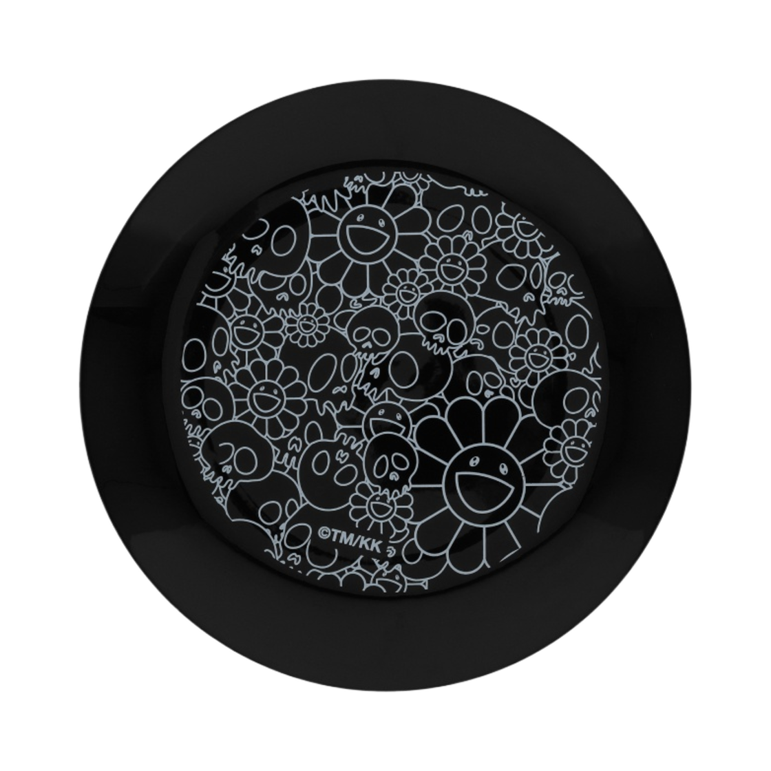 - Kaikai Kiki Skulls & Flower Plate Black