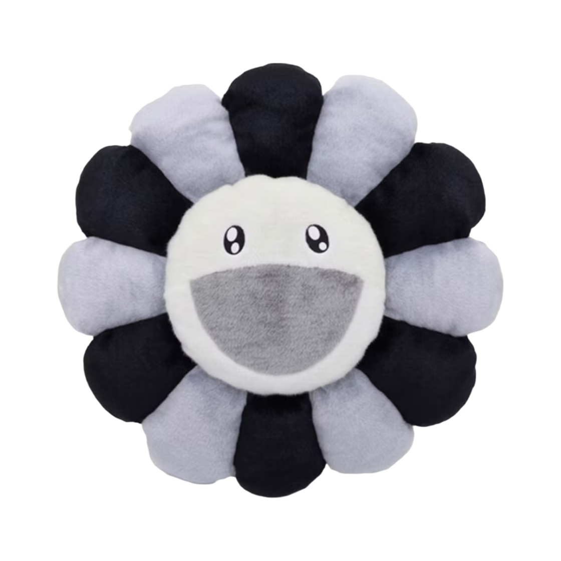카이카이키키 플라워 쿠션 60cm 그레이 블랙(Kaikai Kiki Flower Cushion 60cm Grey Black)