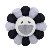 Kaikai Kiki Flower Cushion 60cm Grey Black