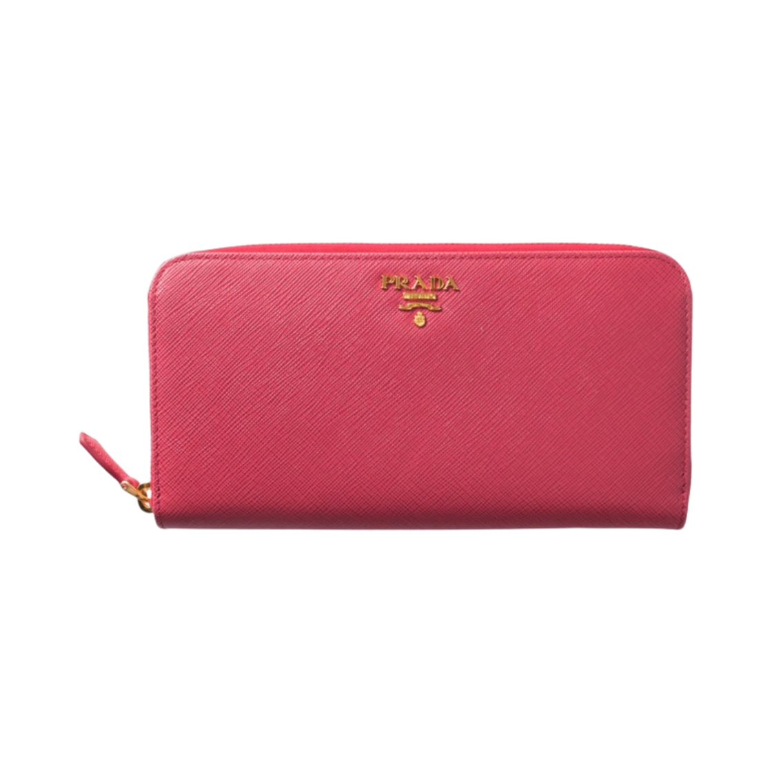 프라다 사피아노 메탈 로고 장지갑 피오니 핑크(Prada Saffiano Metal Logo Wallet Peony Pink) - 1
