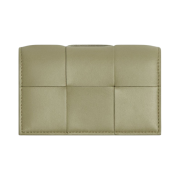 Bottega Veneta Cassette Business Card Case Travertine