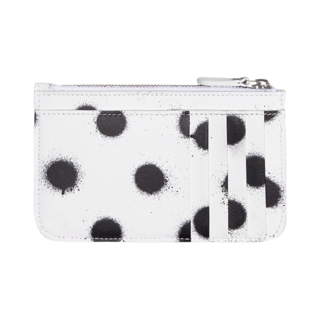 발렌시아가 캐쉬 라지 롱 코인 카드 홀더 폴카 닷 화이트 블랙(Balenciaga Cash Large Long Coin Card Holder Polka Dot White Black) - 2