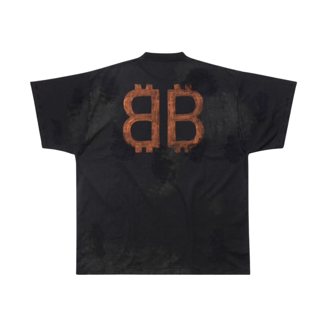 발렌시아가 오버사이즈 크립토 티셔츠 페이디드 블랙(Balenciaga Oversized Crypto T-Shirt Faded Black) - 2